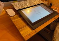DIYで液晶タブレット(WacomCintiq16)のテーブルを自作したレポ