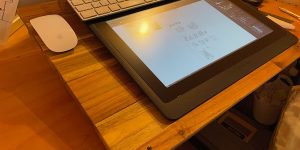 DIYで液晶タブレット(WacomCintiq16)のテーブルを自作したレポ